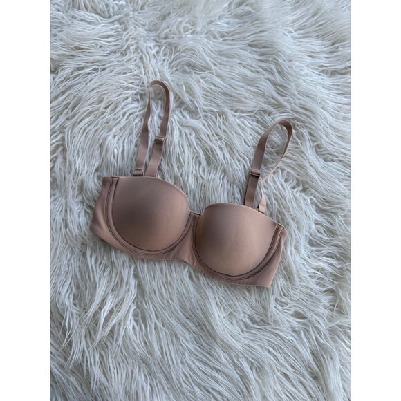 Skims Fits Everybody Strapless Bra Clay Size 32B - Picture 3 of 6